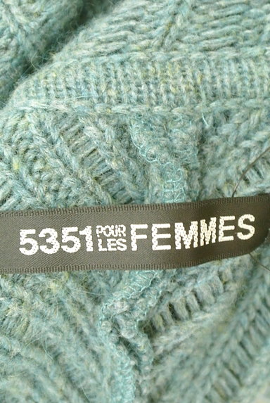 5351 POUR LES FEMMES（５３５１プーラ・ファム）の古着「大人ミックスタートルネックニット（ニット）」大画像６へ