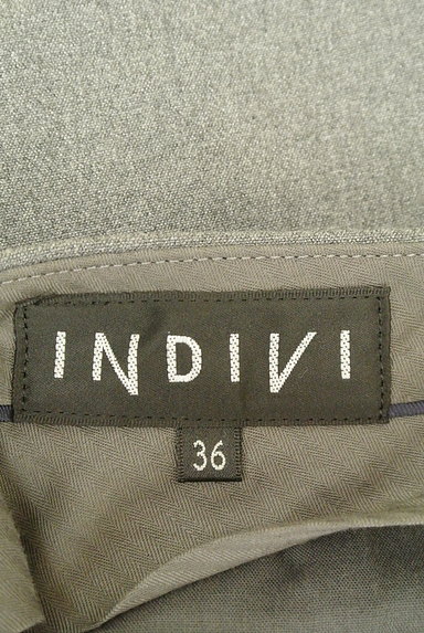 INDIVI（インディヴィ）の古着「センタープレススタイリッシュパンツ（パンツ）」大画像６へ