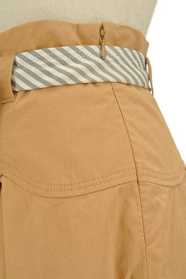 WILLSELECTION（ウィルセレクション）の古着「ストライプ柄ベルト付きひざ丈スカート（スカート）」大画像５へ
