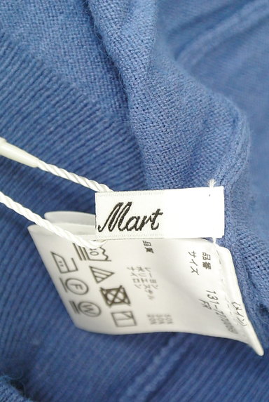 FREE'S MART（フリーズマート）の古着「くすみブルー長袖Ｖネックニット（ニット）」大画像６へ