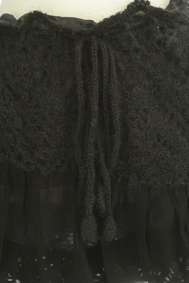 archi（アーキ）の古着「ニット×シフォン異素材ミニスカート（ミニスカート）」大画像４へ