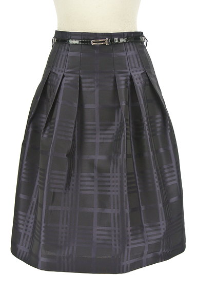 NARA CAMICIE（ナラカミーチェ）の古着「ベルト付タックフレアスカート（スカート）」大画像１へ