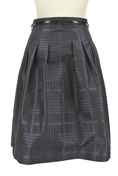 NARA CAMICIE（ナラカミーチェ）の古着「ベルト付タックフレアスカート（スカート）」大画像２へ