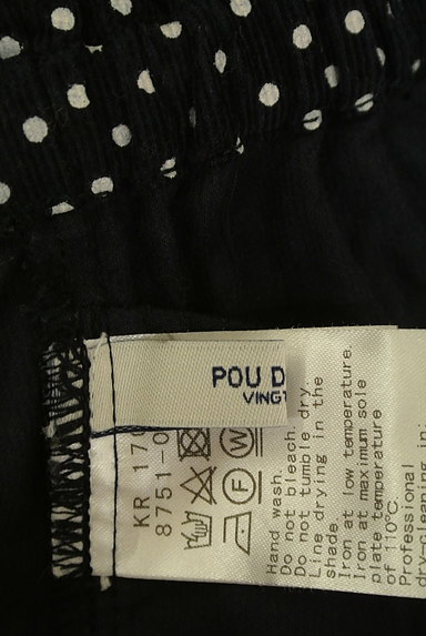 POU DOU DOU（プードゥドゥ）の古着「大人ドット柄コーデュロイワイドパンツ（パンツ）」大画像６へ