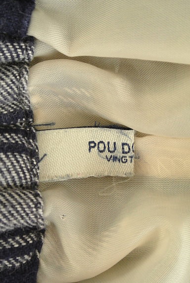 POU DOU DOU（プードゥドゥ）の古着「チェック柄ワイドガウチョパンツ（パンツ）」大画像６へ