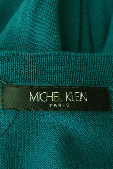 MICHEL KLEIN（ミッシェルクラン）の古着「袖リボン無地ニット（ニット）」大画像６へ