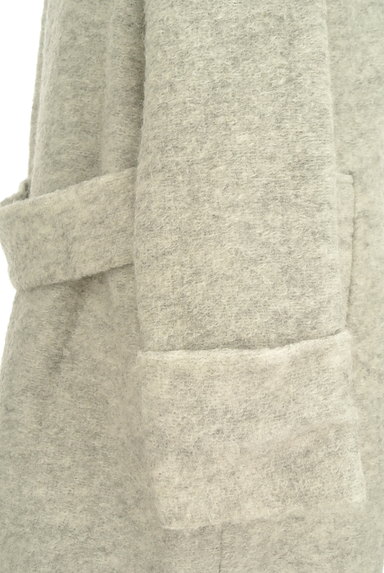 Droite lautreamont（ドロワットロートレアモン）の古着「前合わせフード付きロング丈コート（カーディガン・ボレロ）」大画像５へ