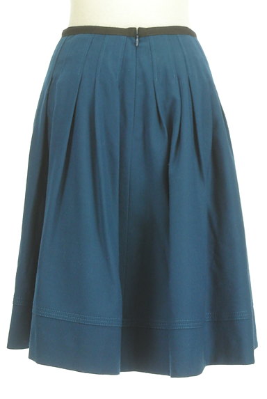 Viaggio Blu（ビアッジョブルー）の古着「ステッチラインひざ丈ギャザースカート（スカート）」大画像２へ