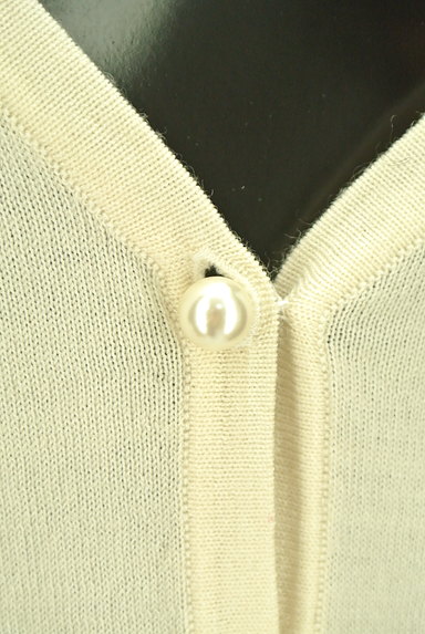 M-premier（エムプルミエ）の古着「パールボタン透けニットカーディガン（カーディガン・ボレロ）」大画像４へ