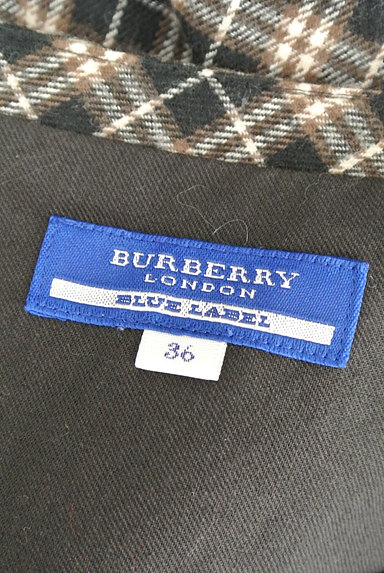 BURBERRY BLUE LABEL（バーバリーブルーレーベル）の古着「ウエスト切替フレアスカート（ミニスカート）」大画像６へ