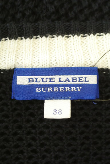 BURBERRY BLUE LABEL（バーバリーブルーレーベル）の古着「メッシュ配色トップス（ニット）」大画像６へ