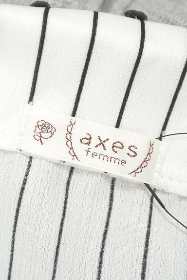 axes femme（アクシーズファム）の古着「シャツ＋ニット７分袖カットソー（ニット）」大画像６へ