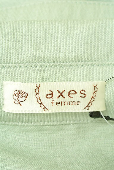 axes femme（アクシーズファム）の古着「オフショル袖レースアップカットソー（ブラウス）」大画像６へ