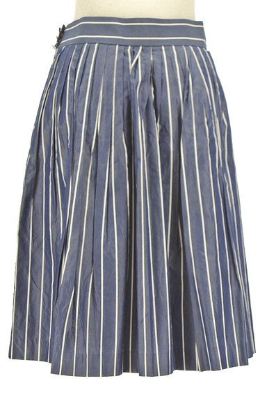 Lois CRAYON（ロイスクレヨン）の古着「微光沢ストライプ柄フレアスカート（スカート）」大画像２へ