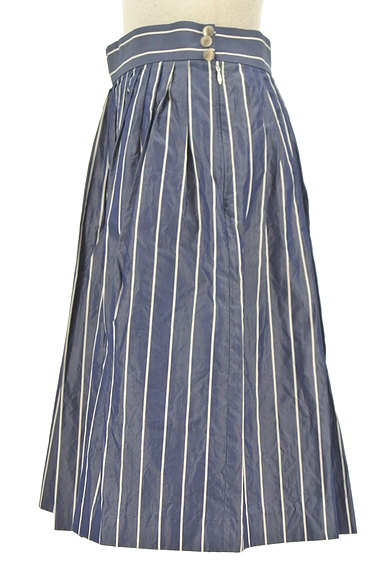 Lois CRAYON（ロイスクレヨン）の古着「微光沢ストライプ柄フレアスカート（スカート）」大画像３へ