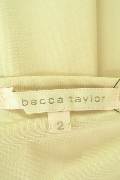 REBECCA TAYLOR（レベッカテイラー）の古着「ラメリボン５分袖ひざ丈ワンピース（ワンピース・チュニック）」大画像６へ