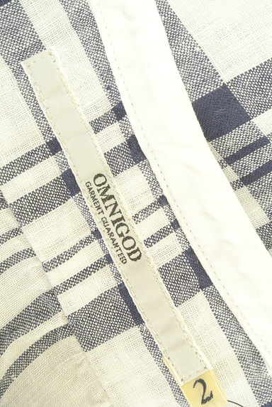 OMNIGOD（オムニゴッド）の古着「ノーカラー７分袖ゆったりシャツ（カジュアルシャツ）」大画像６へ