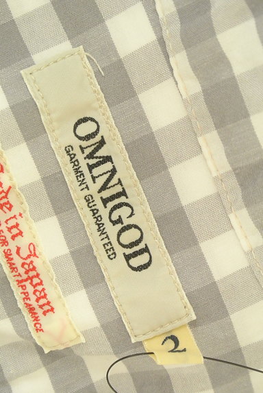 OMNIGOD（オムニゴッド）の古着「大人ギンガムチェック柄長袖シャツ（カジュアルシャツ）」大画像６へ