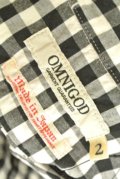 OMNIGOD（オムニゴッド）の古着「ギンガムチェックシャツワンピ（ワンピース・チュニック）」大画像６へ