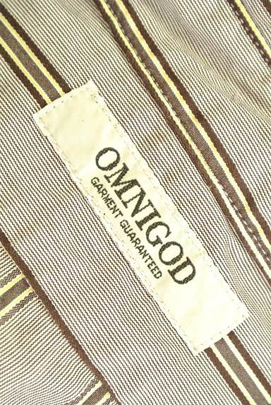 OMNIGOD（オムニゴッド）の古着「ストライプシャツワンピース（ワンピース・チュニック）」大画像６へ