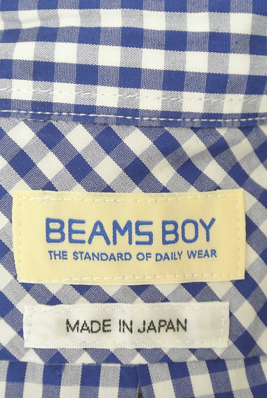 BEAMS BOY（ビームスボーイ）の古着「ギンガムチェックシャツ（カジュアルシャツ）」大画像６へ