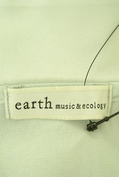 earth music&ecology（アースミュージック＆エコロジー）の古着「丸襟フリルシフォンブラウス（ブラウス）」大画像６へ