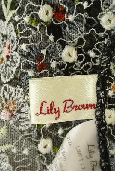 Lily Brown（リリーブラウン）の古着「花刺繍チュールトップス（カットソー・プルオーバー）」大画像６へ