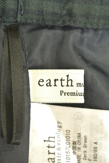 earth music&ecology（アースミュージック＆エコロジー）の古着「チェック柄フレアミニスカート（ミニスカート）」大画像６へ
