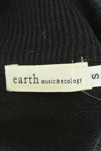 earth music&ecology（アースミュージック＆エコロジー）の古着「パール付きハイネックニット（ニット）」大画像６へ