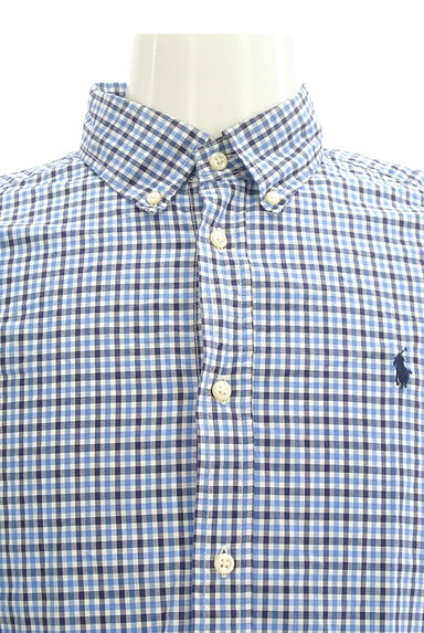 Ralph Lauren（ラルフローレン）の古着「ワンポイントチェック柄シャツ（カジュアルシャツ）」大画像４へ
