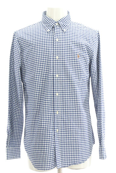 Ralph Lauren（ラルフローレン）の古着「ワンポイントギンガムチェックシャツ（カジュアルシャツ）」大画像１へ