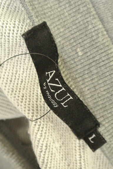 AZUL by moussy（アズールバイマウジー）の古着「袖刺繍スウェットトップス（スウェット・パーカー）」大画像６へ