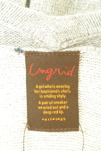 Ungrid（アングリッド）の古着「Ｖネックロゴニット（ニット）」大画像６へ