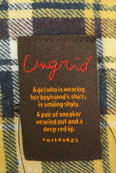 Ungrid（アングリッド）の古着「フランネルロング丈シャツ（カジュアルシャツ）」大画像６へ