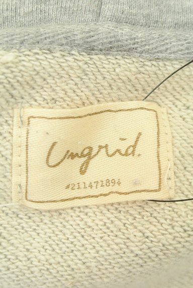 Ungrid（アングリッド）の古着「丸ボタンスウェットパーカー（スウェット・パーカー）」大画像６へ