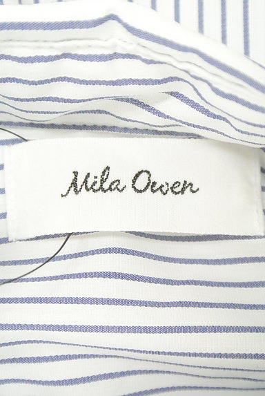 Mila Owen（ミラオーウェン）の古着「ストライプ柄フレアシャツ（カジュアルシャツ）」大画像６へ