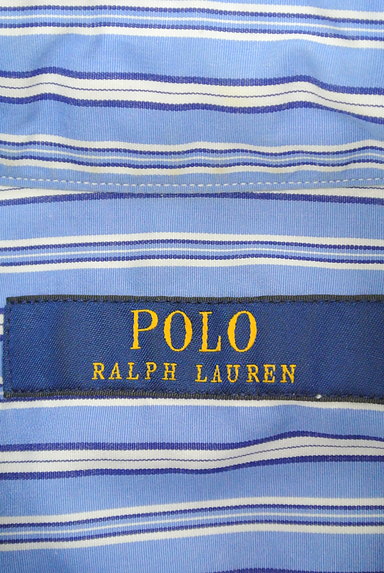 POLO RALPH LAUREN（ポロラルフローレン）の古着「フリル長袖膝下丈シャツワンピース（ワンピース・チュニック）」大画像６へ