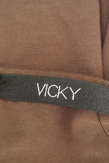 VICKY（ビッキー）の古着「無地Vネックカットソー（カットソー・プルオーバー）」大画像６へ