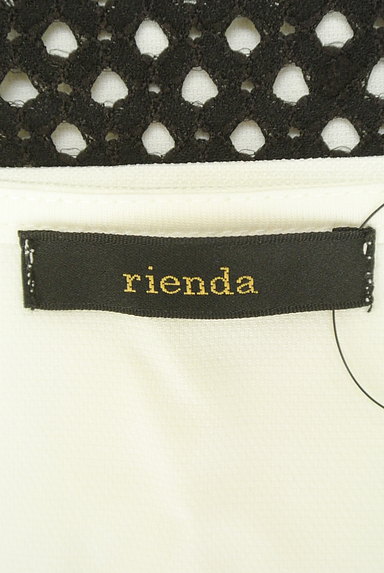 rienda（リエンダ）の古着「レースラインノースリーブカットソー（カットソー・プルオーバー）」大画像６へ