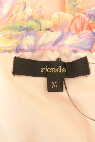 rienda（リエンダ）の古着「花柄シフォンショート丈コンビネゾン（コンビネゾン・オールインワン）」大画像６へ
