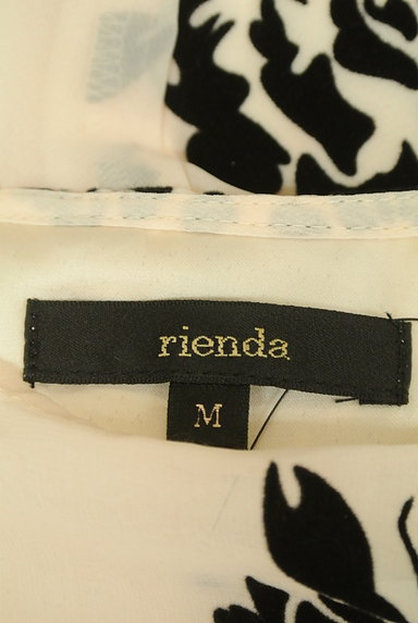 rienda（リエンダ）の古着「フロッキー花柄ノースリーブミニワンピ（キャミワンピース）」大画像６へ
