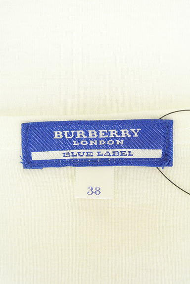 BURBERRY BLUE LABEL（バーバリーブルーレーベル）の古着「ロゴ刺繍半袖ラグランＴシャツ（Ｔシャツ）」大画像６へ