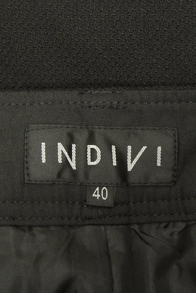 INDIVI（インディヴィ）の古着「シンプルデザイン黒ショートパンツ（ショートパンツ・ハーフパンツ）」大画像６へ