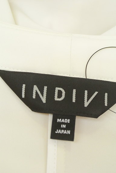 INDIVI（インディヴィ）の古着「ノーカラーテーラードジャケット（ジャケット）」大画像６へ