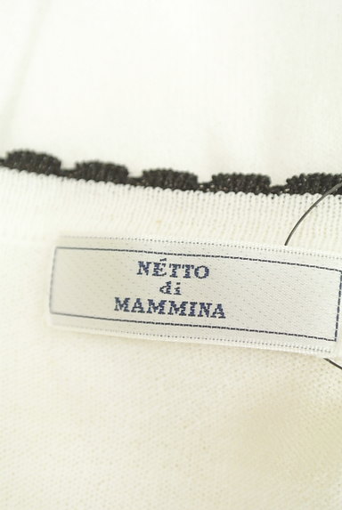 NETTO di MAMMINA（ネットデマミーナ）の古着「配色ピコレースカーディガン（カーディガン・ボレロ）」大画像６へ