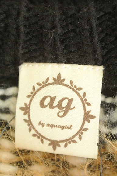 AG by aquagirl（エージーバイアクアガール）の古着「キャメルファーデザインセーター（ニット）」大画像６へ