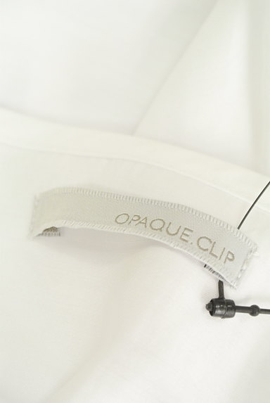 OPAQUE.CLIP（オペークドットクリップ）の古着「襟ビジューペプラム半袖カットソー（カットソー・プルオーバー）」大画像６へ