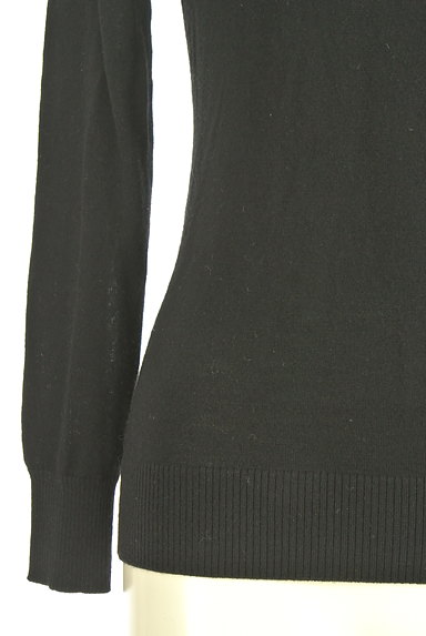 M-premier（エムプルミエ）の古着「シンプル黒タートルネック長袖ニット（ニット）」大画像５へ