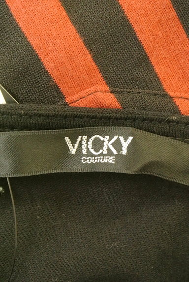VICKY（ビッキー）の古着「無地インナーカットソー付レイヤードワンピ（ワンピース・チュニック）」大画像６へ