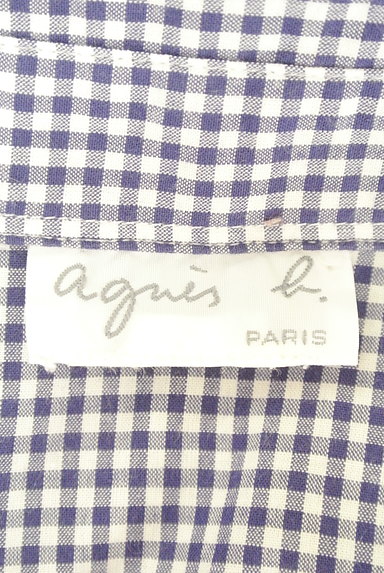agnes b（アニエスベー）の古着「ギンガムチェックシャツ（カジュアルシャツ）」大画像６へ